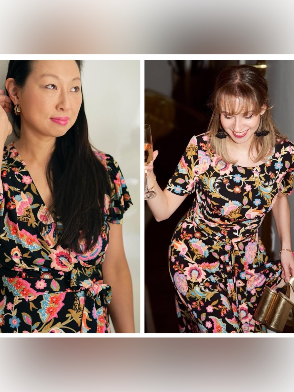 Leota Sh Sleeve Jersey Knit Tie Waist Scoop Neck Bright Floral Midi Dress SZ 1X